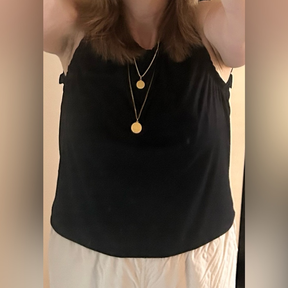 Joe Fresh  Black Sleeveless Top
